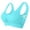 Rose Red+Navy Blue+Light Blue+Light Pink+Green, variant on QSAWXQZ 5PC Bras for Women Breathable Air Full Supportive Wireless Hollow Out Workout Yoga Everyday Underwear 4XL