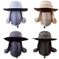 thumbnail image 3 of Outdoor Sun Hat UPF 50 Protection Waterproof Fishing hat Face Cover Summer Neck Flap Hat, 3 of 8