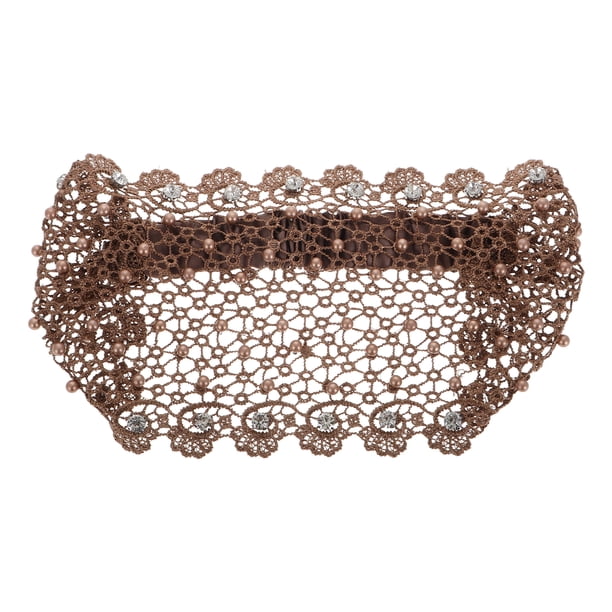 Diadema elástica de encaje, bandana bohemia, turbante vintage, accesorios para el cabello para mujer