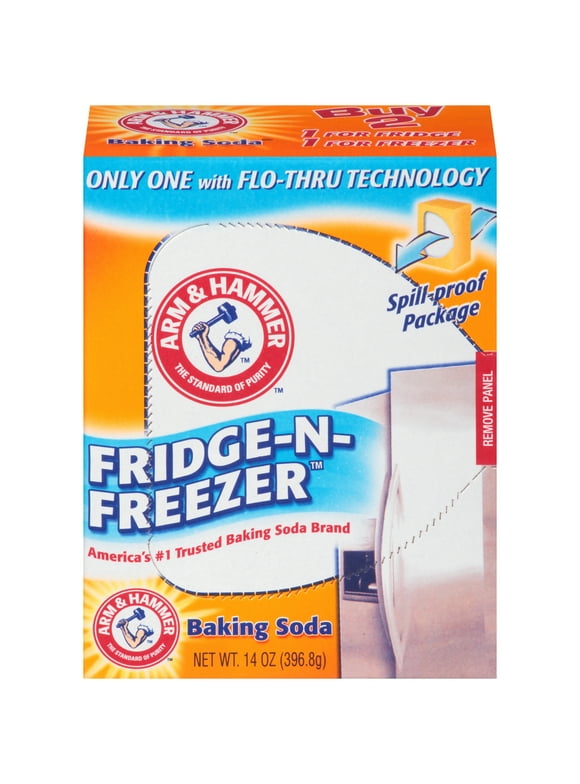 Arm & Hammer Baking Soda Fridge-n-Freezer Odor Absorber, 14 oz.