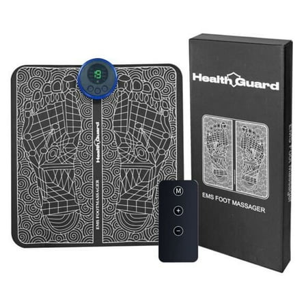 HealthGuard EMS Foot Massager Mat for Neuropathy and Pain Relief