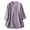 Purple, variant on Timegard 3/4 Length Sleeve Tops for Women Stand Collar Button up Shirts Lightweight Casual Loose Blouse