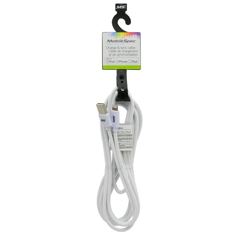 MobileSpec MS 10FT LIGHTNING(COMPATIBLE) CABLE WT 