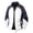 White-RongHuan jacket for men, variant on RongHuan Men's Fashion Jacket Big and Tall Zip Up Color Block Windbreaker Jackets Fall Winter Coats Long Sleeve Streetwear