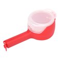 thumbnail image 1 of Sellador de bolsas reutilizable para almacenamiento en la cocina Clip rojo para conservación de alimentos, 1 of 8