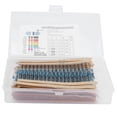thumbnail image 4 of Kit de resistencia, kit de surtido de resistencias de 600 piezas Kit de resistencia de valores W Kit de resistencia multifuncional, 4 of 14