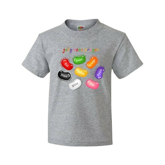 Inktastic Jelly Bean Prayer Youth T-Shirt