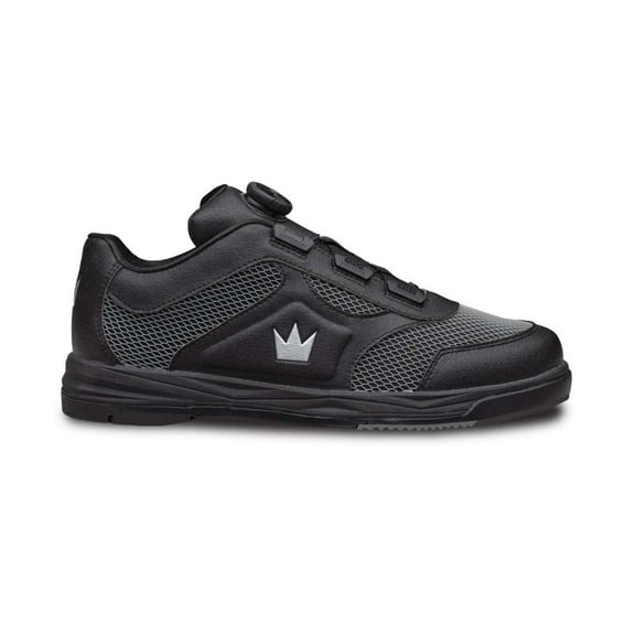 Brunswick Mens Fury Left Hand Bowling Shoes - Black 10 1/2 M US