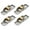 14mm Single slot, variant on 4Pcs Window Pulley Sliding Door Rollers Heavy Silent Bearing Pulley Window Rollers Furniture Hardware Wardrobe Track Wheel