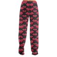 thumbnail image 7 of Zorvxlyn Halloween Women Fleece Pajamas Ghost Jack-O Bat Print Womens Pajama Pants Drawstring Elastic Waist Flannel Pajama Pants, 7 of 7