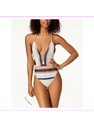 Lucky Brand Solstice Canyon Strappy One-Piece Swimsuit Multi S