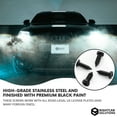 thumbnail image 2 of Rightcar Solutions License Plate Ultimate Screw Kit, Stainless Steel (Black), 2 of 11