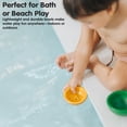 thumbnail image 6 of PlanToys® Fountain Bowl Set Montessori Water Play Toys for Toddlers | Sensory Bath & Beach Toy | STEM Toy for 1 Year Old | Eco-Friendly Pouring & Scooping Bowls, 6 of 9