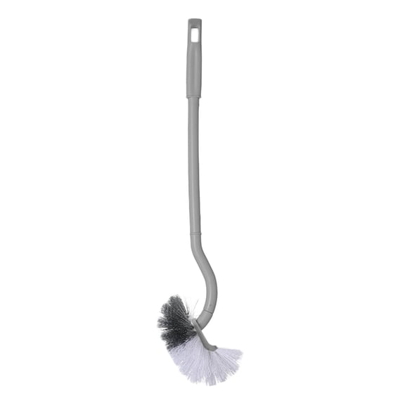 Toilet Brush Plastic Bristles Bathroom Cleaning Bowl Brush Kit Modern and Compact Toilet Cleaner Brush Long Handle Bristles for Bathroom