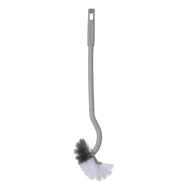 Cepillo de Lavabo con Cepillos de Plástico 41x20cm Cepillo de Lavabo Gris Blanco Mango Largo Kit de Limpieza Compacto Moderno para Baño