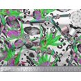 thumbnail image 3 of Soimoi Poly Georgette Fabric Animal Skin & Wild Flower Print Fabric by Yard 52 Inch Wide, 3 of 3