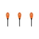 thumbnail image 1 of Greeniant 3 uds flotadores de pesca boya de palo de luz portátil Durable corriente río suministro Bobber accesorios Fluctuate suministros Pescar Naranja, 1 of 6