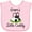 AD-Pink, variant on Inktastic Papa Little Golf Caddy Boys or Girls Baby Bib