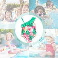 thumbnail image 6 of Jeccie Baby Girls One Piece Swimsuit One Shoulder Ruffle Swimwear Beach Bathing Suit 2-3 Years, 6 of 7