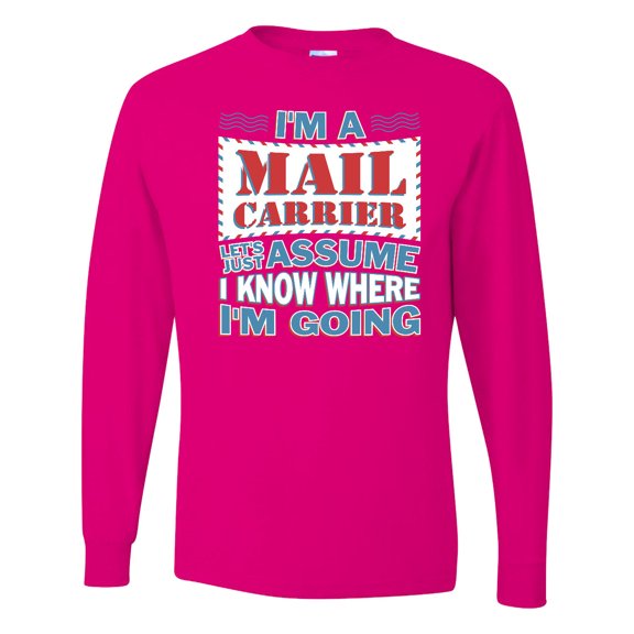 Inktastic Mail Carrier Postal Worker Long Sleeve T-Shirt