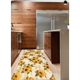 thumbnail image 4 of Sunflower Kitchen Rugs and Mats Sunflower Rugs Set for Kitchen Rug Retro Sunflower Kitchen Rugs Sets Non-Slip Floor Mat Doormat Runner Rug for Kitchen, Laundry, Living Room, Front Door, 4 of 5