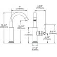 thumbnail image 3 of Elkay, LKEC2012CR , SGL LVR BAR FCT CR, Faucets and Sink Accessories, 3 of 7