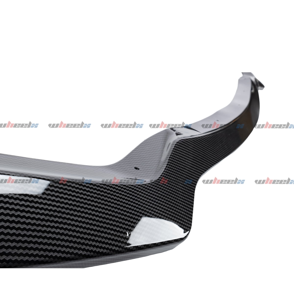 Front Lip Compatible with 2018-2024 Infiniti Q50 Sport, JDM Bumper Air Dam Lower Chin Splitter Protection Body Kit Fits for 2018 2019 2020 2021 2022 2023 2024 (Carbon Fiber Look)