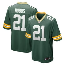 Men's Nike Nate Hobbs  Green Green Bay Packers Team Game Jersey