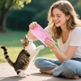 thumbnail image 5 of KMWGRE Interactive Cat Toy with Antenna Soft Durable Indoor Play Companion for Pink 30x12cm, 5 of 6