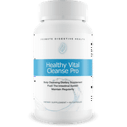 Healthy Vital Cleanse Pro - Potent and Effective Probiotic Formula - Detox and Cleanse Safely - Colon Cleanse and Detoxification- 60 Capsules for Women and Men