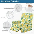 thumbnail image 5 of Xixirimido Lemon Green Stripes Printed Recliner Slipcover Stretch Reclining Chair Covers 4 Pieces Non Slip Recliner Sofa Slipcovers with Pocket Lazy Boy Chair Cover for Pet Kid, 5 of 8
