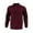 Wine, variant on Xzbqbs Polo Shirts for Men Long Sleeve Knitted Jacquard Shirts Button Casual Fashion Lightwight Slim Fit Solid Color Golf Shirts
