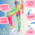 thumbnail image 6 of Butt Lifting Leggings for Women - High Waisted, Scrunch & Ruched Booty Lifting Workout Tights - Textured TikTok Yoga Pants with Tummy Control Compression for Slimming Waist & Anti Cellulite, 6 of 7