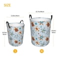 thumbnail image 2 of Lsque Sea Turtle pattern Laundry Hamper Basket, Tall Woven Rope Hamper Basket for Clothes, Lightweight Storage Basket, Collapsible Waterproof-Small, 2 of 8