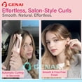 thumbnail image 6 of LESROLL 1.29 Inch Automatic Rotating Curling Iron with Cold Air Setting, 5 Heat Levels, LED Display, Anti-Tangle & Anti-Scald Hair Curler for Long, Thick & Textured Hair, 6 of 10