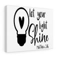 thumbnail image 4 of Scripture Walls Matthew 5:16 Your Light Shine Bible Verse Canvas Christian Wall Art Ready to Hang Unframed, 4 of 12