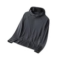 thumbnail image 4 of Chaqueta protectora solar Strade Fareast Limited para hombre con capucha y cremallera completa de secado rápido, 4 of 8