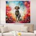 thumbnail image 2 of Hello 2025 German Shorthaired Pointer Celebrates Happy New Year Firework Balloon Tapestry GSP Lover Dog Gift Wall Hanging Backdrop Home Decor - 02024, 2 of 5