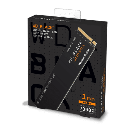 WD - BLACK SN850X 1TB Internal SSD PCIe Gen 4 x4 NVMe