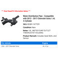 thumbnail image 2 of Water Distribution Line - Compatible with 2012 - 2017 Chevy Sonic 1.4L 4-Cylinder 2013 2014 2015 2016, 2 of 3