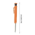 thumbnail image 3 of Orange Metal Long Head Hole Woodworking Pencil Engineering Marking Pen With Drying Ink And Precision Design For Woodworking And Construction Projects, 3 of 5