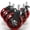 Red;transparent, variant on Ycvsad 2" Office Chair Wheels Heavy Duty Replacement, Mute Rotating Desk Chair Caster Wheels,Safe for All Floors Including Hardwood,Universal Standard Stem Size Fits 99%, Set of 5
