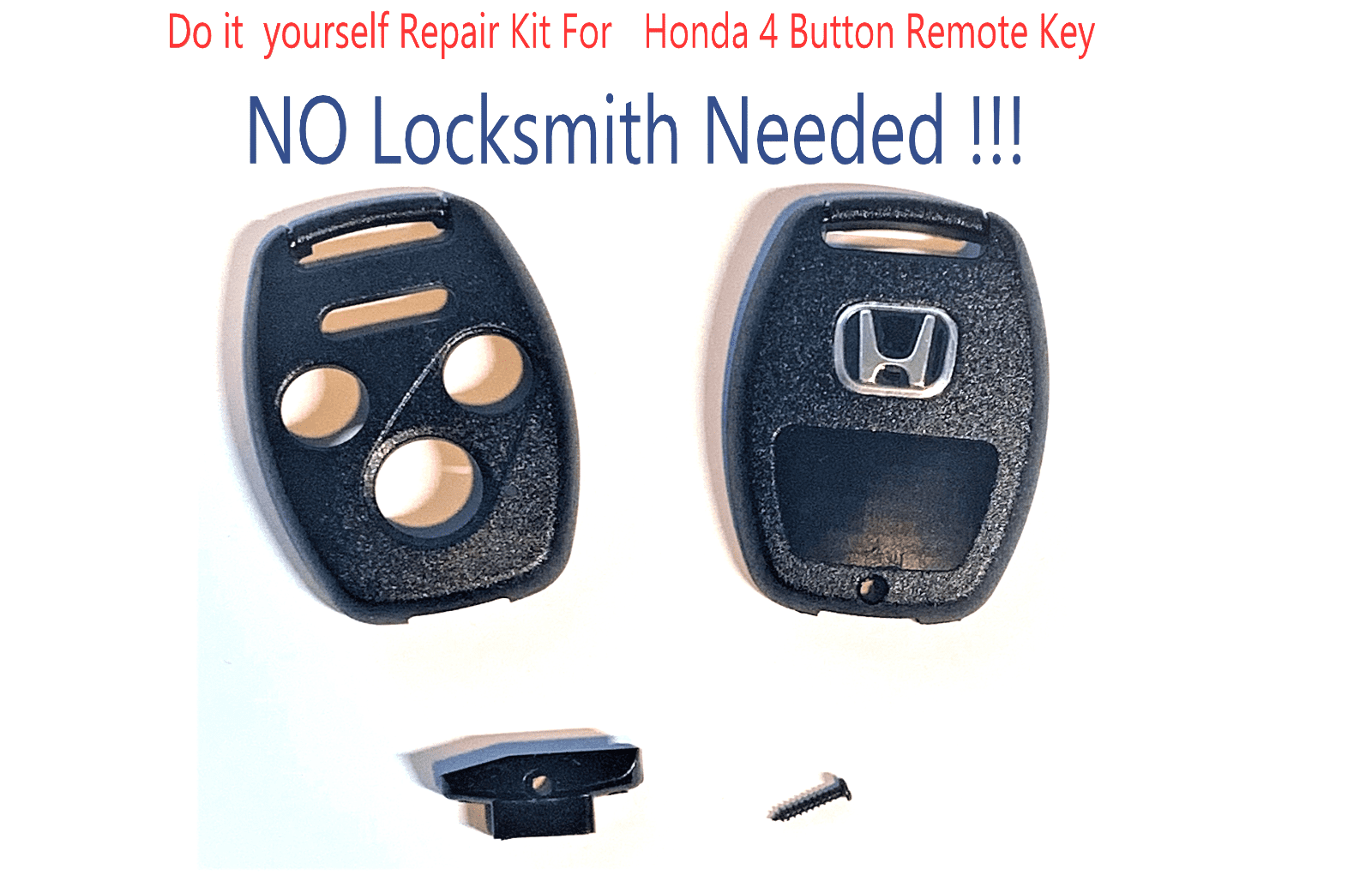 2003-2012 Honda Accord Remote Key Fob Shell Case Cover do it yourself kit 