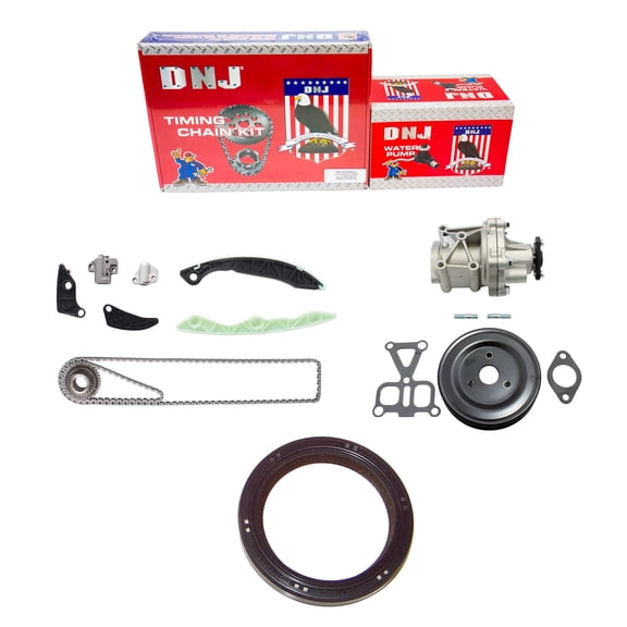DNJ TK1171WP Timing Chain Kit with Water Pump Fits Cars & Trucks 13-17 Chrysler 2.4L L4 SOHC