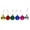 Multicolor, variant on Newxiaaa Transparent Ball Christmas, Christmas Tree Large Hanging Ball Clear Christmas Bulb Ornaments With Ribbons Christmas Ornaments Pendant Ball Decorations, for Xmas Tree (A)