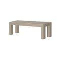 thumbnail image 3 of Plank+Beam 60" Modern Wood Dining Bench, Solid Wood Bench for Dining Table, 3 of 7