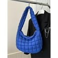 thumbnail image 5 of Kukuzhu Puffer Tote Bag Women Quilted Large Shoulder Bags Puffy Bubble Hobo Pleated Purse Nylon Padding Cloud Crossbody Bag 2023, 5 of 6