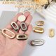 thumbnail image 5 of Uxcell 2Pcs Ojetes de Tornillo, Ojetes Ovalados de Aleación de 1 pulgada para Bolsas, Cortinas y Reemplazo de Ropa de Costura DIY, Dorado, 5 of 6