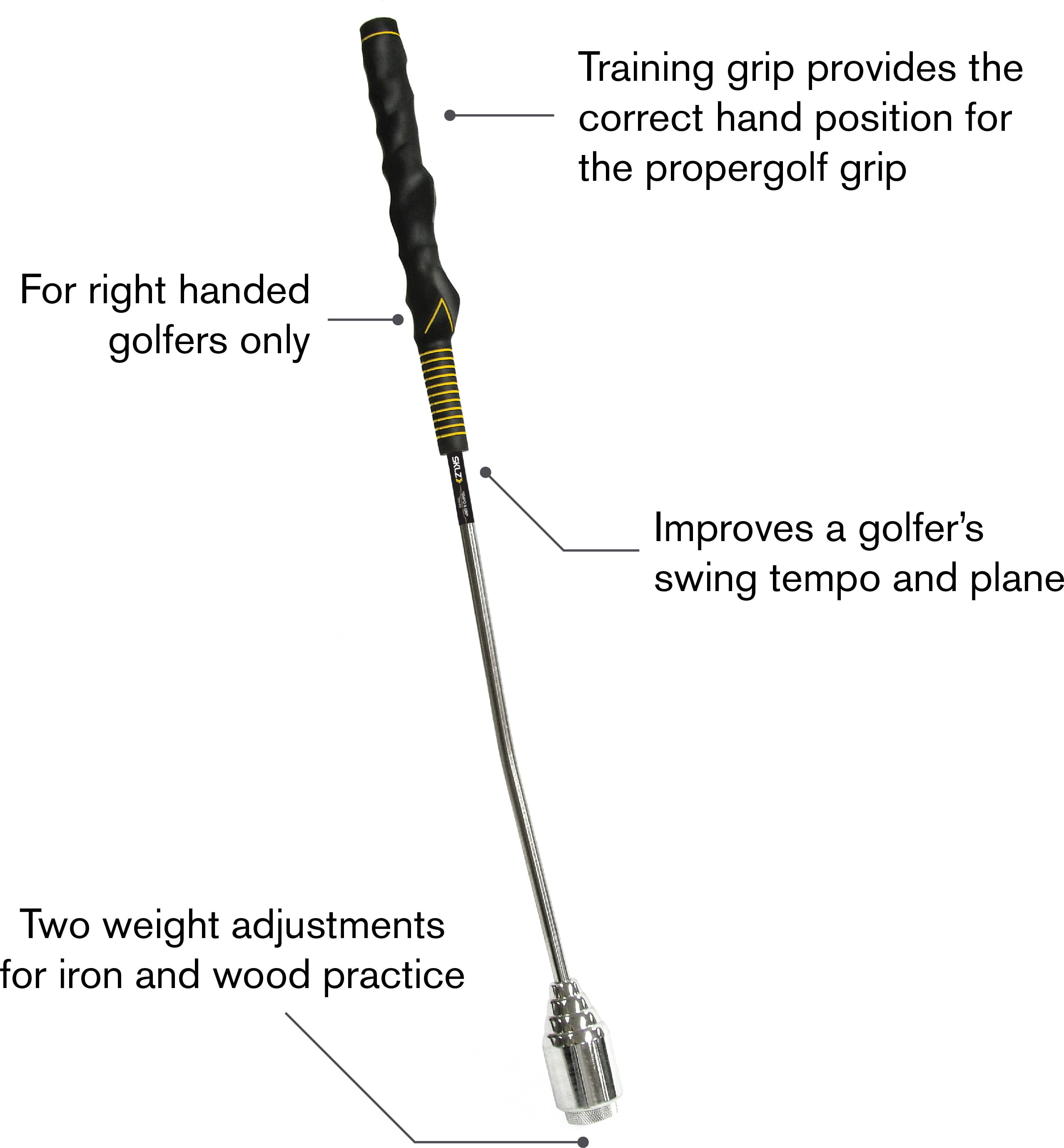 SKLZ Golf Swing Tempo and Grip Trainer - Walmart.com