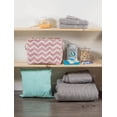 thumbnail image 3 of DII Polyester Bin Chevron Rose Rectangle Medium 16x10x12, 3 of 4